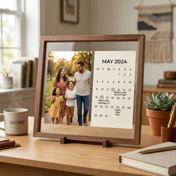 Custom Calendar Photo Frame
