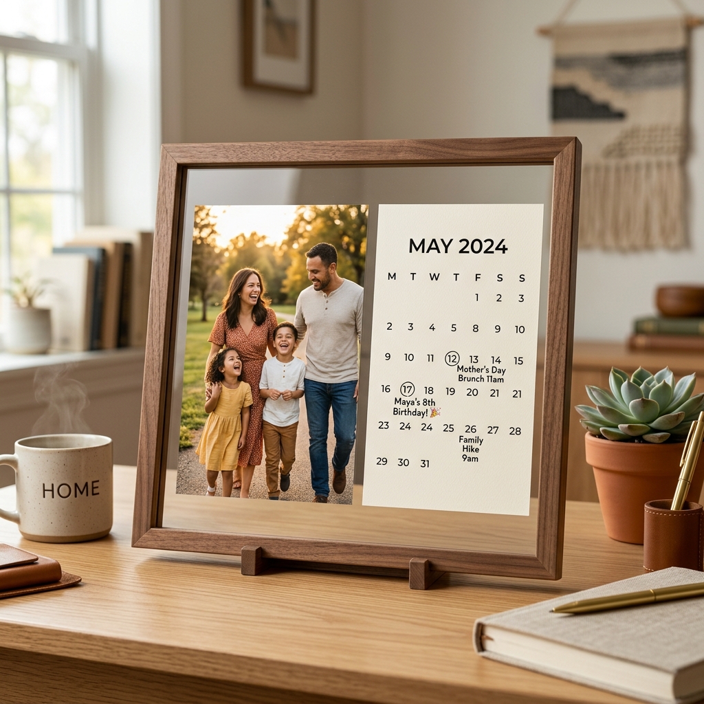 Custom Calendar Photo Frame