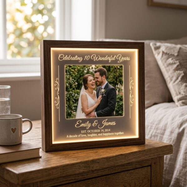 Personalized Anniversary LED Frame