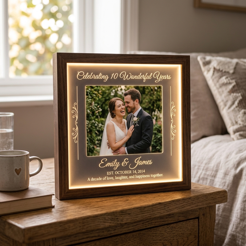 Personalized Anniversary LED Frame