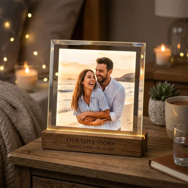 Personalized Couple LED Photo Frame
