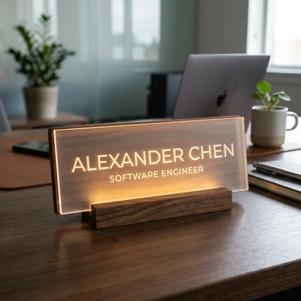 Custom LED Name Plate