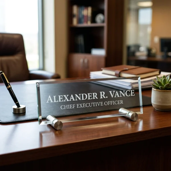 Personalized Desk Name Plate