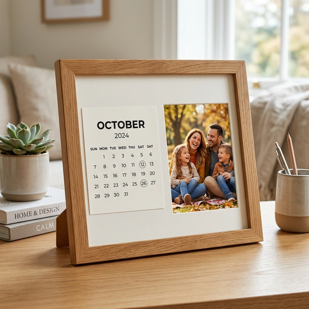 Custom Photo Calendar Frame