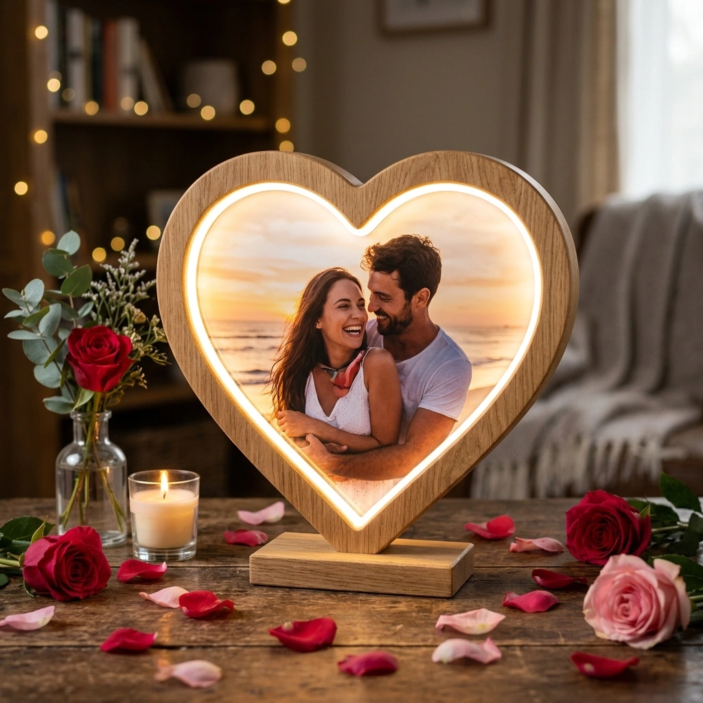 Custom Heart Shape LED Frame