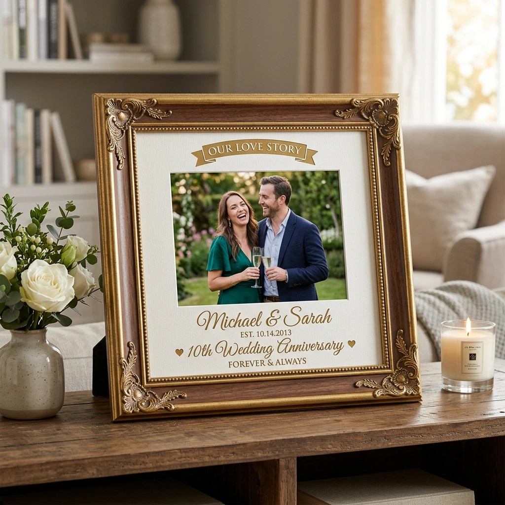 Personalized Anniversary Gift Frame